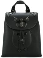 Hysteric Glamour Studded Bear Backpack - Black
