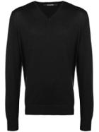 Tagliatore Fine Knit Sweater - Black