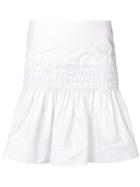Isabel Marant Étoile Oliko Poplin Skirt - White
