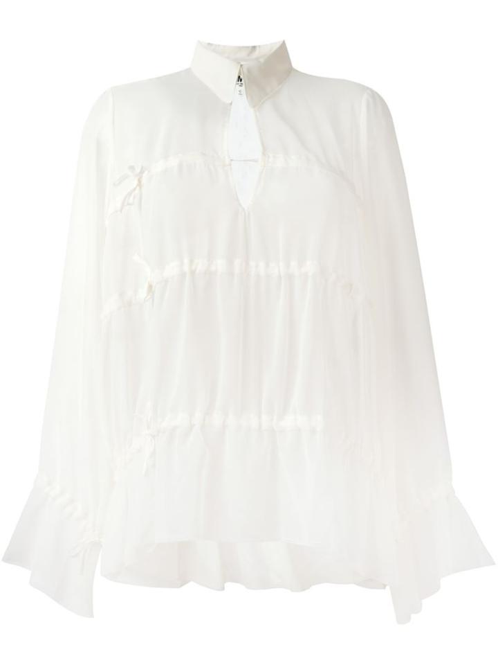 Mm6 Maison Margiela Sheer Blouse