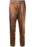 Brunello Cucinelli Crop Length Trousers - Brown