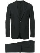 Tonello Fitted Formal Suit - Black