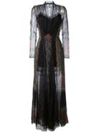Etro 'long Patch Lace' Dress