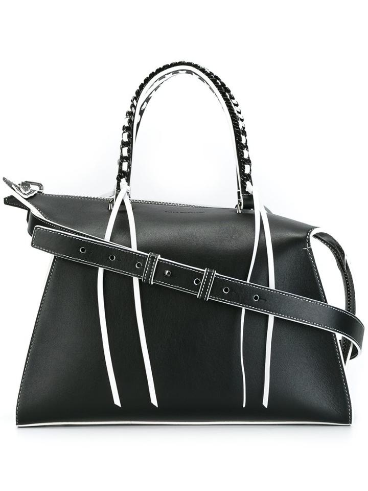 Elena Ghisellini 'gabria' Tote, Women's, Black, Leather