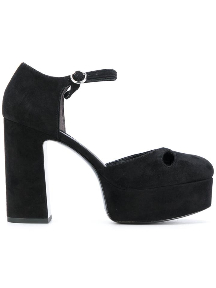 Marc Jacobs Ankle Strap Pumps - Black