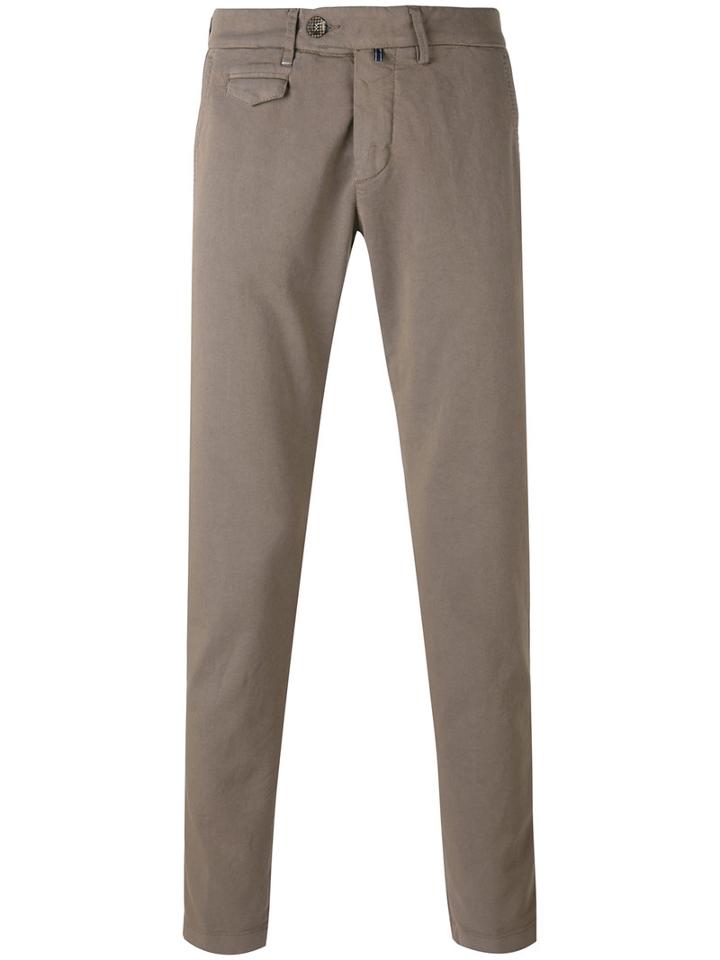 Re-hash - Flap Pocket Trousers - Men - Cotton/polyester/spandex/elastane - 38, Grey, Cotton/polyester/spandex/elastane