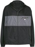 Prada Hooded Lightweight Jacket - Black