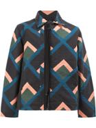 Craig Green Colour-block Zipped Jacket - Black