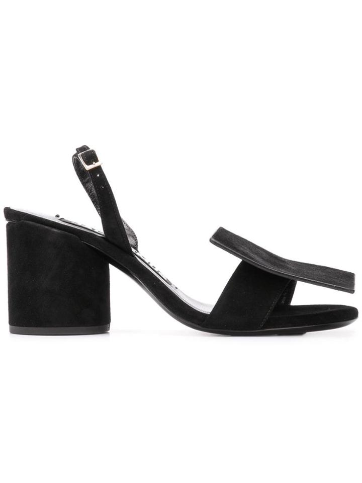 Jacquemus Les Rond Carré Sandals - Black