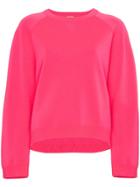 Adam Lippes Knitted Balloon Sleeve Sweater - Pink