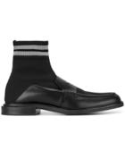 Fendi Thick Sock Loafers - Black