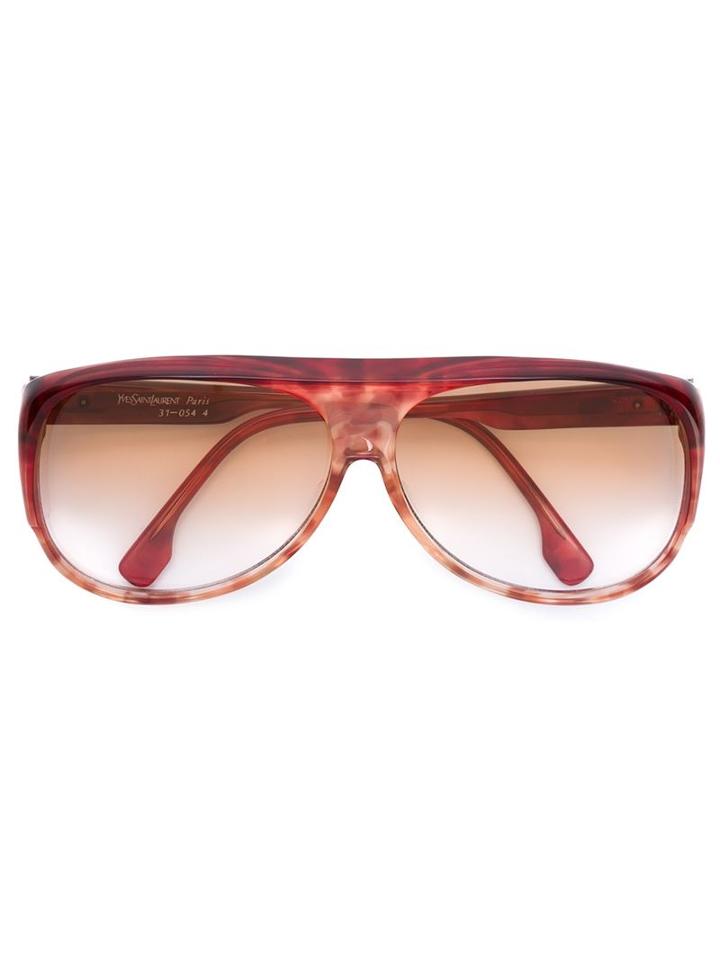 Yves Saint Laurent Vintage Tortoiseshell Sunglasses, Women's, Brown