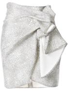 Acler Bronte Twist-effect Short Skirt - White