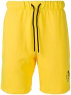 Diesel Logo Track Shorts - Yellow