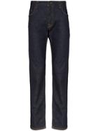 Fendi Logo-pocket Slim Jeans - Blue