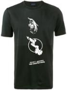 Lanvin Crane Print T-shirt, Men's, Size: Medium, Black, Cotton