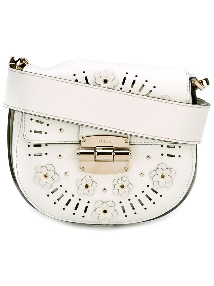 Furla - Club Cross Body Bag - Women - Calf Leather - One Size, Nude/neutrals, Calf Leather