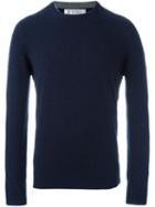 Brunello Cucinelli Cashmere Crew Neck Jumper, Men's, Size: 50, Blue, Cashmere