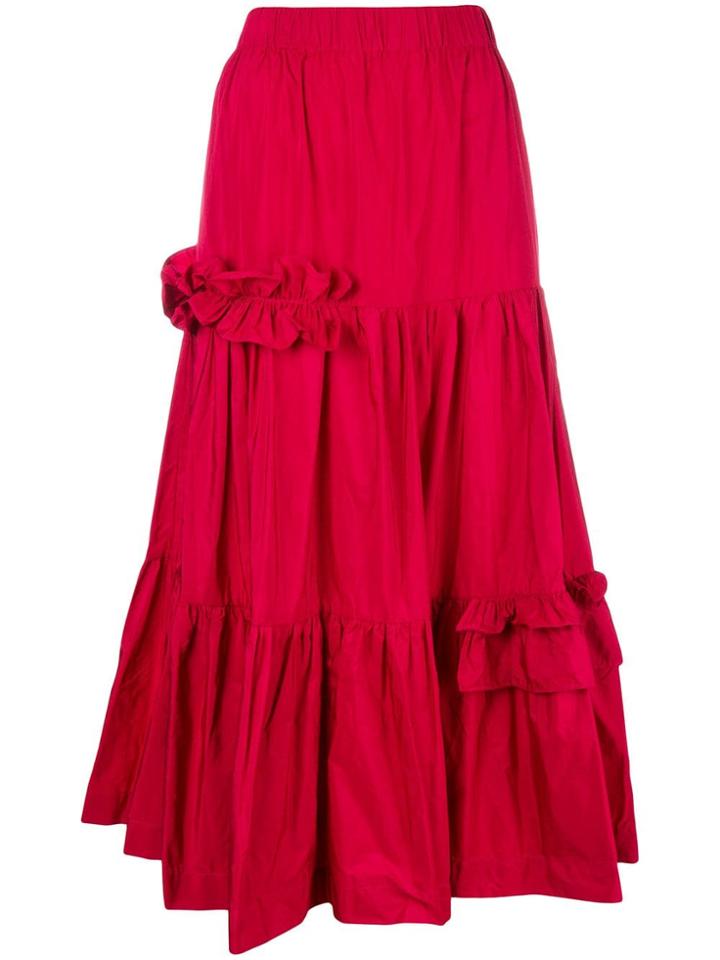 P.a.r.o.s.h. Flared Friled Full Skirt
