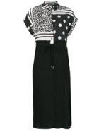 Liu Jo Print Mix Dress - Black