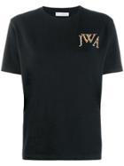 Jw Anderson Rainbow Logo T-shirt - Black