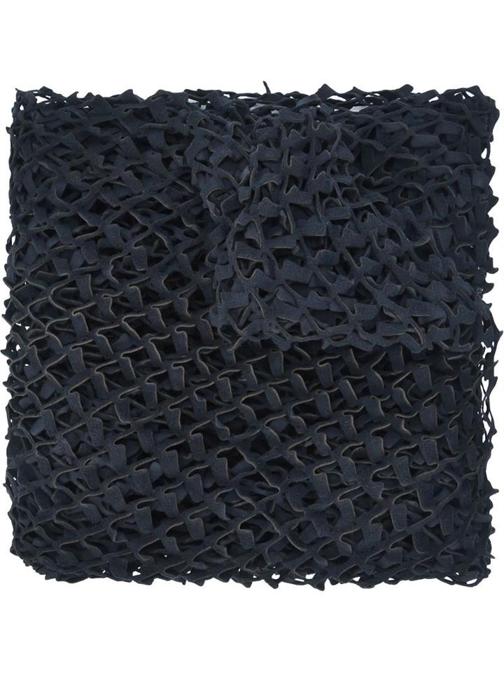 Cutuli Cult Laser-cut Scarf, Women's, Black, Leather