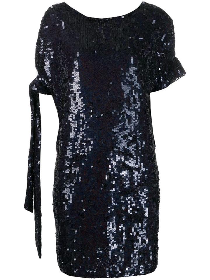 P.a.r.o.s.h. Gasoline Sequin Dress - Blue