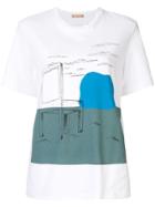 Nehera Galanda Chair Print T-shirt - White
