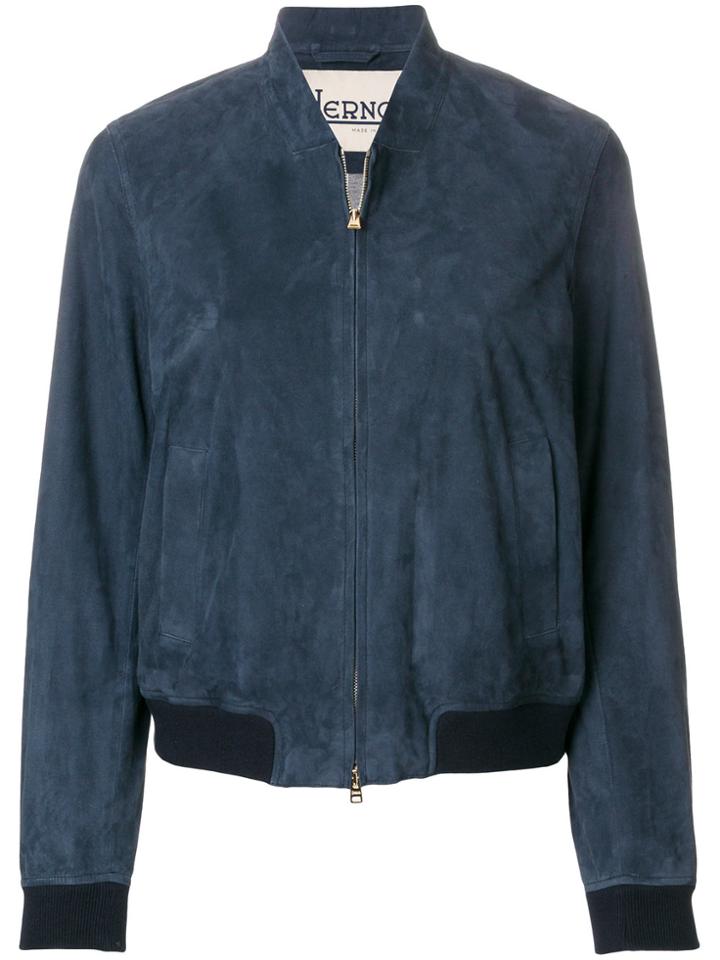 Herno Giubbotto Cropped Jacket - Blue
