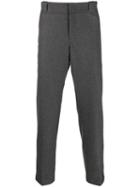 Prada Straight Cropped Trousers - Grey