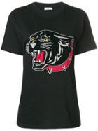 P.a.r.o.s.h. Tiger Embroidered T-shirt - Black