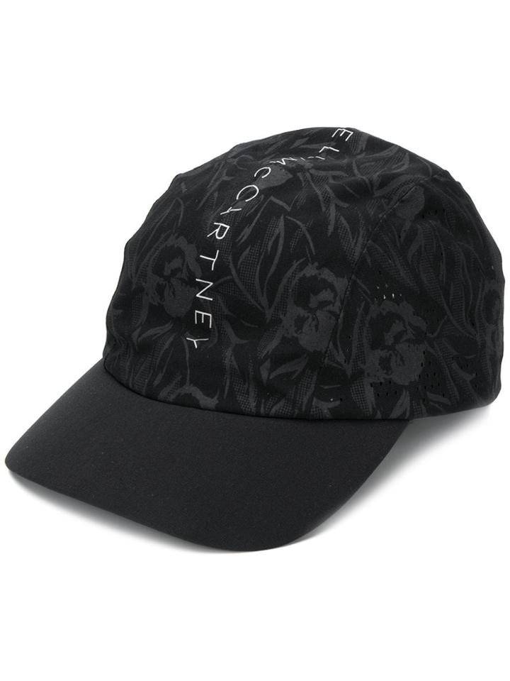 Adidas By Stella Mccartney Logo Print Cap - Black