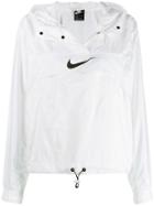 Nike Hooded Animal Print Detail Windbreaker - White