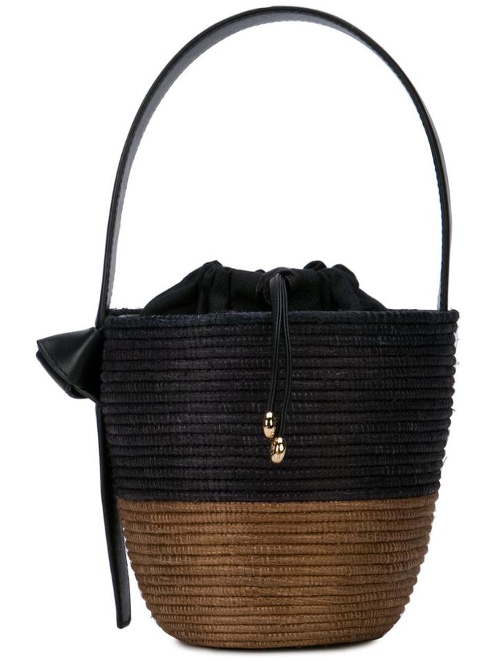 Cesta Collective Woven Bucket Bag - Blue