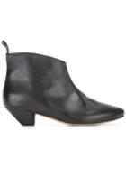 Marsèll Almond Toe Boots - Black