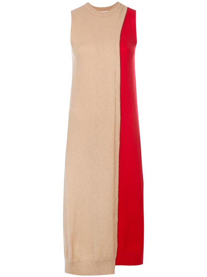 Rosetta Getty Colour-block Sleeveless Sweater - Brown