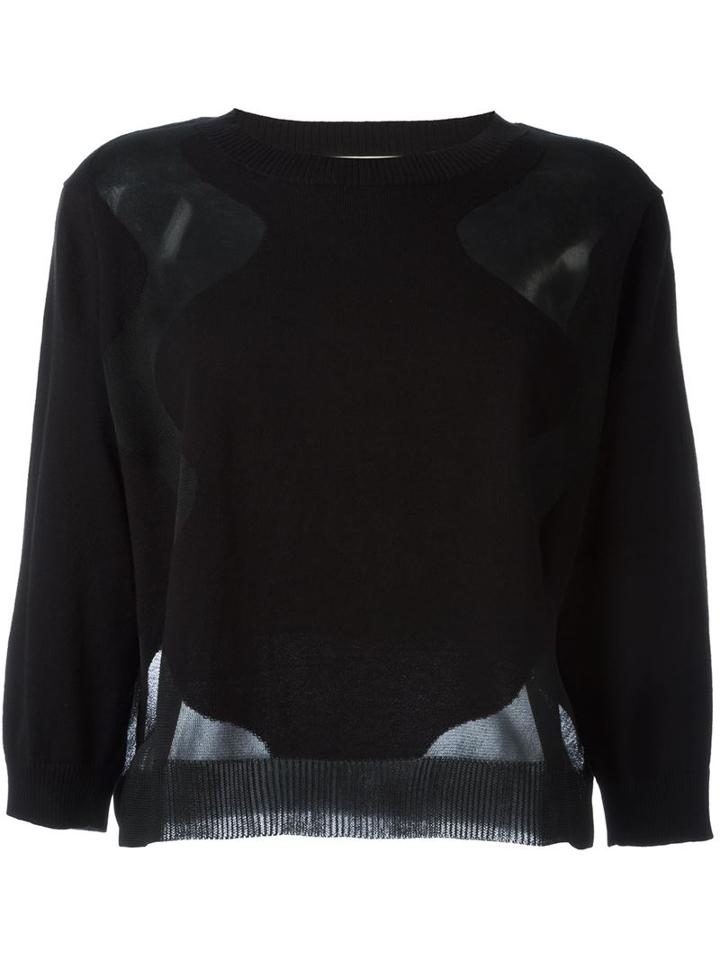 Henrik Vibskov Moonstone Jumper, Women's, Size: L, Black, Cotton/nylon/polyester