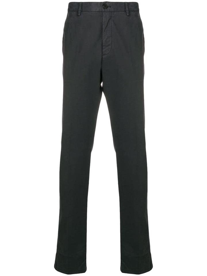Z Zegna Straight Regular Trousers - Grey