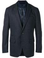 Boss Hugo Boss Layered Padded Detailed Blazer - Blue