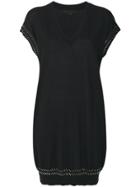 Alexander Wang Beaded Classic Sweater Dress - Black