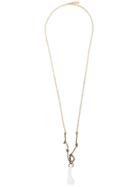 Marni Flower Pendant Necklace - Metallic