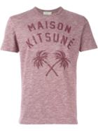 Maison Kitsuné Palm Tree Print T-shirt