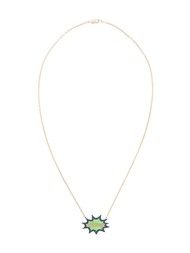 Monan 'wow!' Sapphire Pendant Necklace, Women's, Metallic
