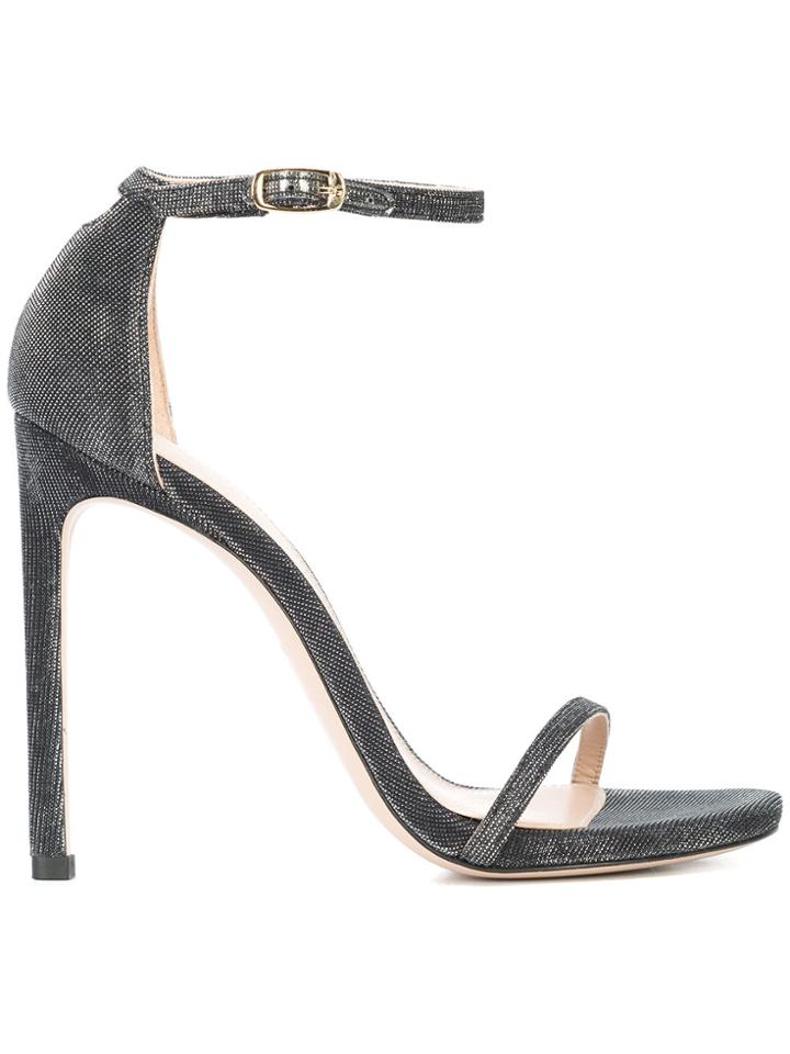 Stuart Weitzman Nudist Traditional Sandals - Metallic