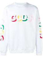 Gcds - Logo Sweatshirt - Men - Cotton - M, White, Cotton