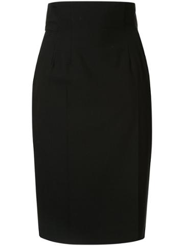 Facetasm Pencil Skirt - Black