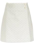 Lilly Sarti Polka Dot Skirt - Nude & Neutrals