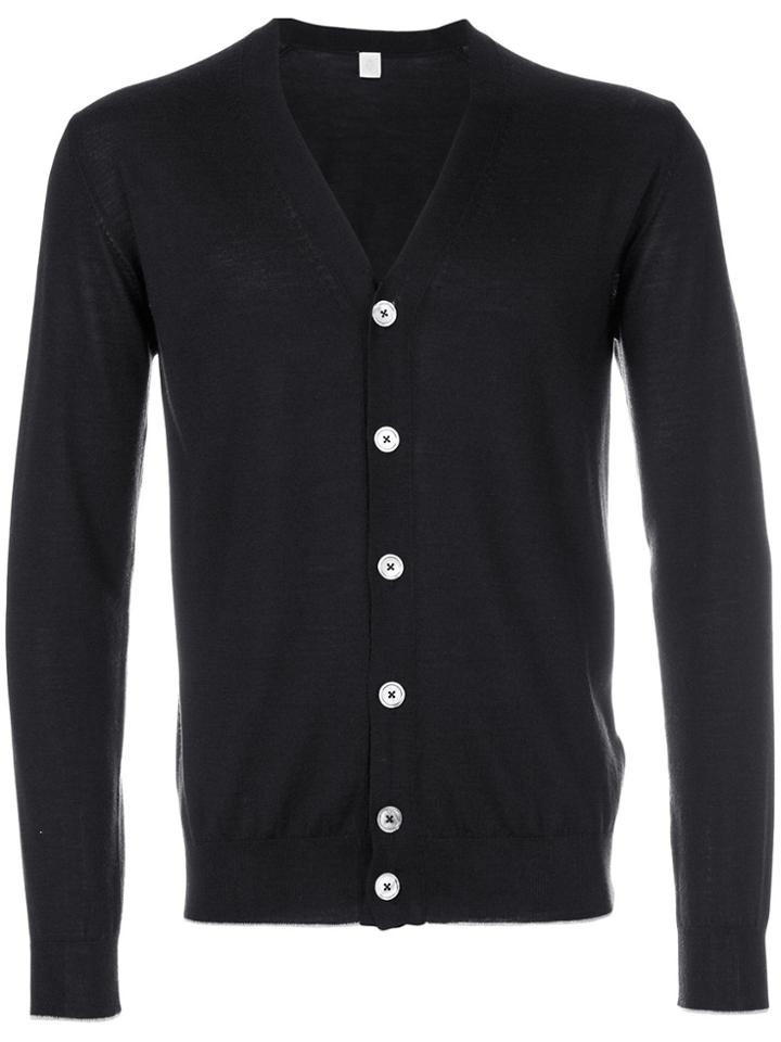 La Fileria For D'aniello V-neck Buttoned Cardigan - Blue