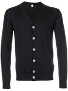 La Fileria For D'aniello V-neck Buttoned Cardigan - Blue