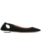 Aquazzura 'forever Marilyn' Ballerinas - Black